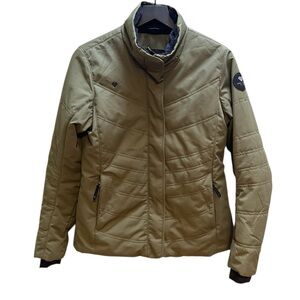 Obermeyer Olive green Quilted Jacket size 6